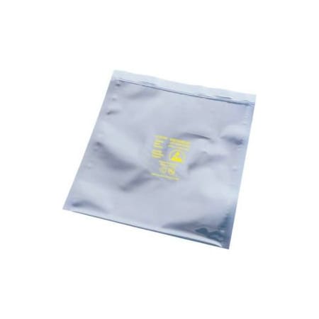 Desco Industries Desco Metal-In Zipper Bags, 6inW x 10inL, 3 Mil, Silver, 100/Pack 13645
